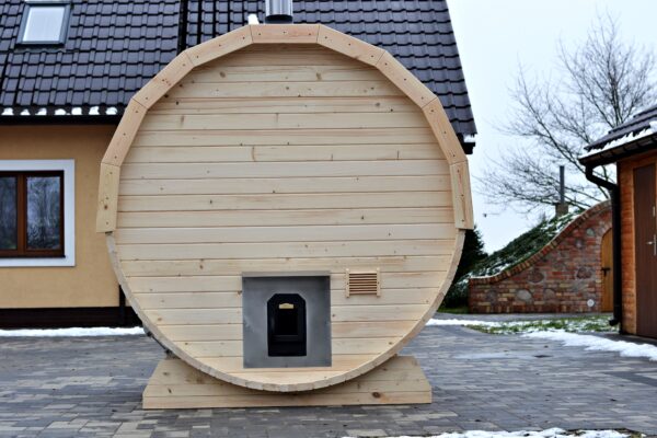 sauna ogrodowa z piecem na drewno scaled